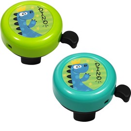 Pack of 2 Children's Bicycle Bell, Green and Blue, Bell Bicycle Children, Bell Children's Bicycle Boys / Girls, for Bicycle, Children's Bike, Scooter, Balance Bike - Rings Loud, Easy Assembly