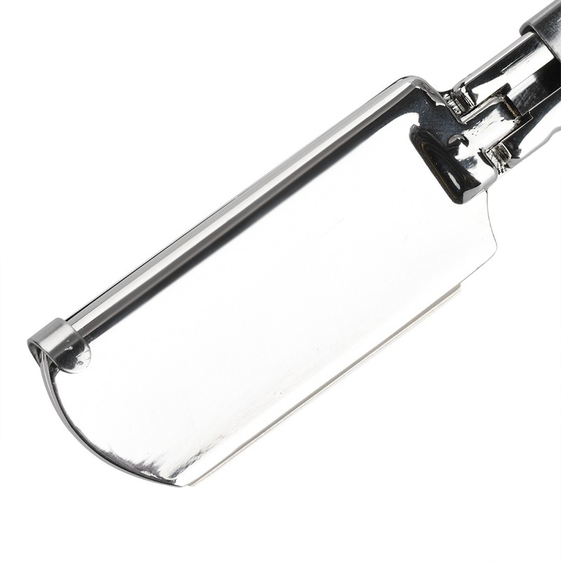 Retro Wood Handle 10pcs Blade Head Shaving Razor Folding Shaver