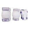 Set De Protecciones Marca Flying Eagle Modelo Cobet Blanco Con