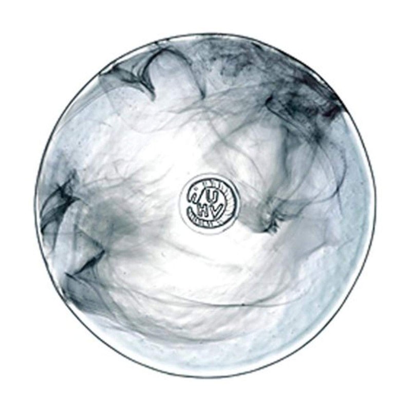 Mine Black Decorative Plate, 7.9" Diameter