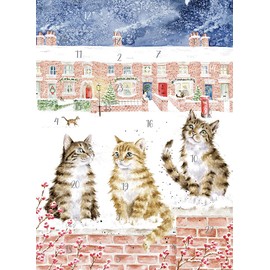 Wrendale Designs by Hannah Dale - In The Lane, Snow Is Glistening - Advent Calendar - 210mm by 297mm