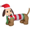 Gemmy Holiday Time Inflatable - Weiner Dog (4 ft. Wide)
