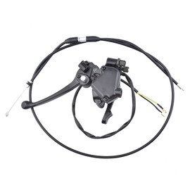 Minireen 7/8'' 22mm Thumb Throttle Cable Accelerator Dual Brake Lever Assy for 50cc 70cc 90cc 110cc 125cc 150cc 200cc ATV Quad Go Kart Taotao Roketa Alpha Baja Sunl Kazuma