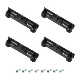 PATIKIL AM4 CPU Fan Heatsink Bracket Cooling Mounting Seat Plate Durable with 16 Screws Black AM4 B350 X370 X470 Motherboard 4 Sets