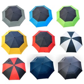 Masters Golf - TourDri GR 32 Inch UV Umbrella Poppy Red/Jet Black