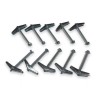 Unbranded 10 SETS 3" LONG WALL HANGING BUTTERFLY ANCHORS DRYWALL