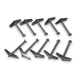 Unbranded 10 SETS 3" LONG WALL HANGING BUTTERFLY ANCHORS DRYWALL TOGGLE BOLTS MOLLIES