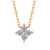 083BASE | Fortune Clover Necklace | 925 Sterling Silver Adjustable