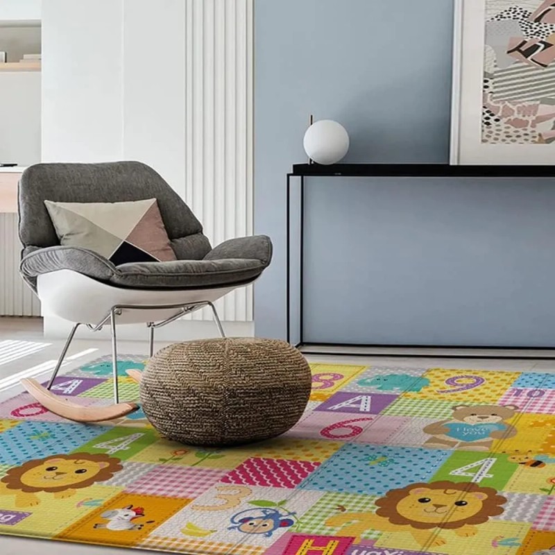 Tapete Bebe Para Gateo Multiuso Juegos Seguridad 180x100cm