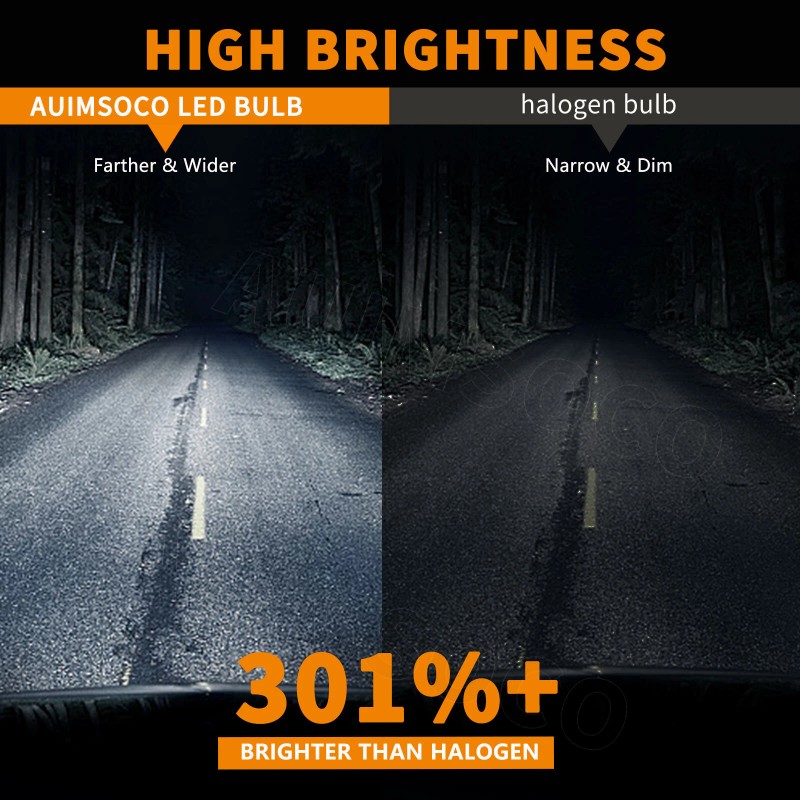 AUIMSOCO For Chevy Silverado 1500 2500HD Combo 9005 H11 LED