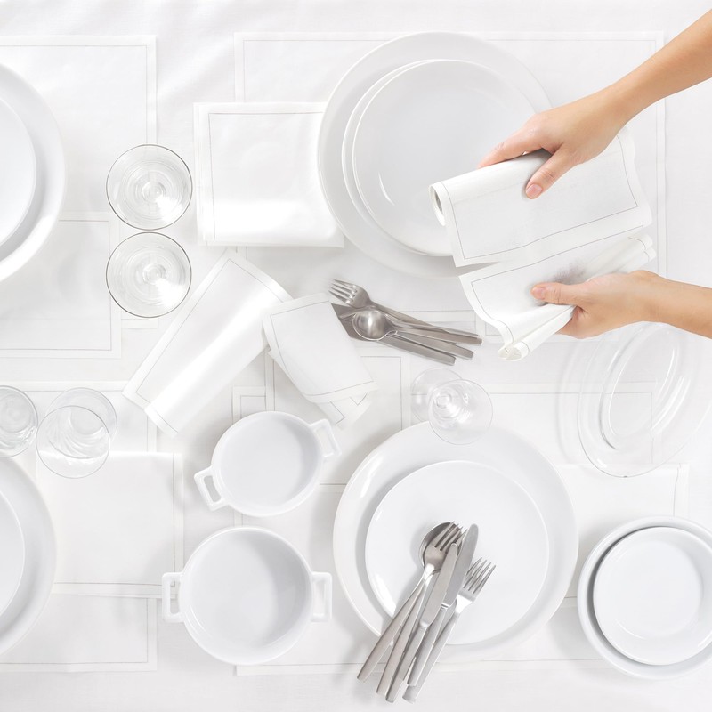 My Drap Reusable Napkins, Cloth Napkin - 100 Pieces of