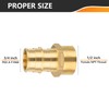 HeSun 5-Pack PEX-A Fitting, 3/4" PEX-A x 1/2" Female NPT
