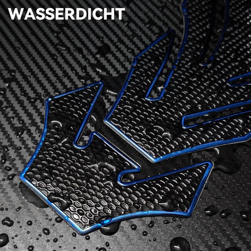 Cretassion Motorcycle Tank Pad Tank Protector Tank Sticker 3D Tank