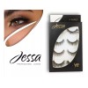 Jessa Pestañas Postizas Naturales, Paquete Con 4 Pares