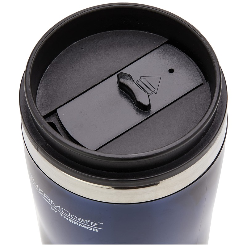 THERMOcafe by Thermos Double Wall Stainless Steel Inner, Plastic Outer