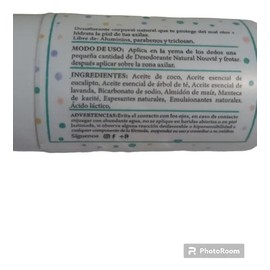 Desodorante Natural Niños Eucalipto Kids Nouvte Facil Aplic