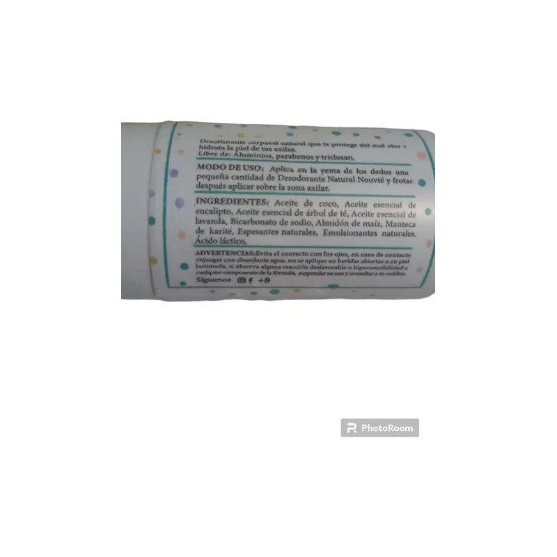 Desodorante Natural Niños Eucalipto Kids Nouvte Facil Aplic
