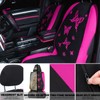 BBTO 43 Pcs Butterfly Car Seat Full Set Butterfly Car