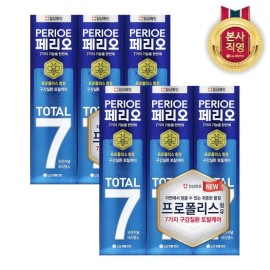 페리오 [포토리뷰500P] [3+3]페리오 토탈7프로 120g (오리지날/스트롱/마일드) 혼합 3종 택1 (총 6개) [Photo Review 500P] [3+3] Perio Total 7 Pro 120g (Original/Strong/Mild) Mix 3 Types Choose 1 (Total 6 pieces)