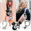 IEFFPIN 8 Ball Keychain Charm, Lucky Dice Bag Purse Handbag