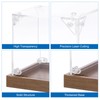 sourcing map Acrylic Display Case, 10"x6"x4" Clear Display Box Assemble