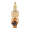 CO2 Tank Refill Valve Brass Anti Corrosion M18 X 1.5
