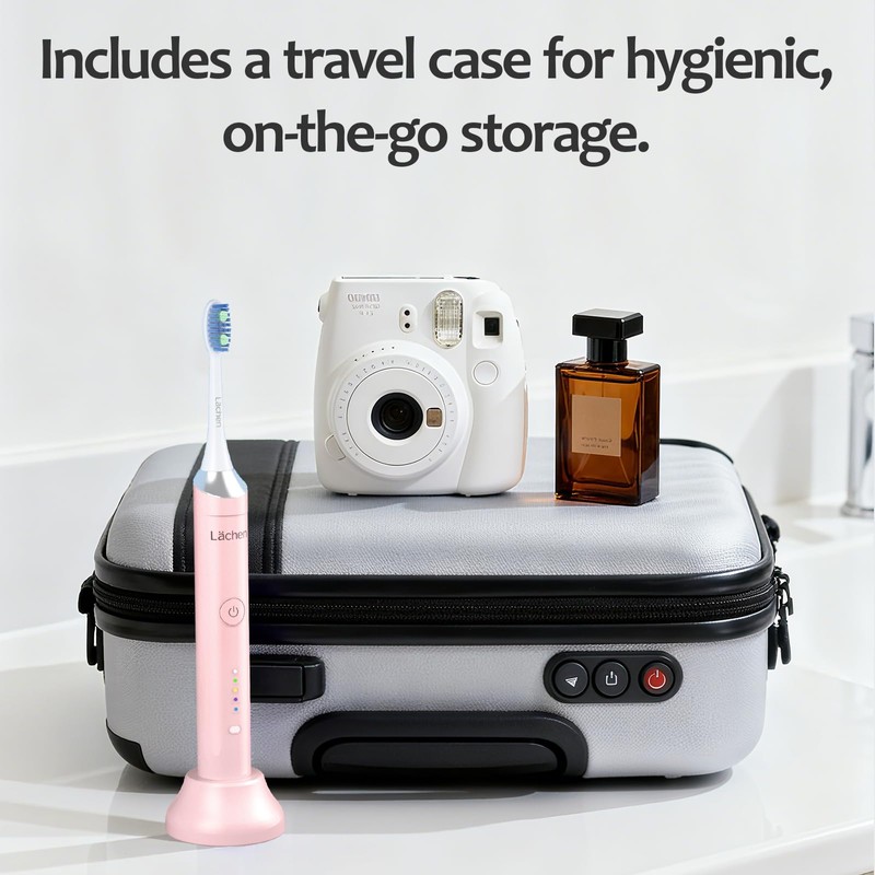 Lächen Sonic Electric Toothbrush for Adults, Rechargeable, 5 Modes