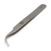 Malt Hasegawa Kogyo Keiba Precision Tweezers, Wasiro 7, TS-7-S Silver
