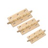 4Pack Decorative Solid Brass Cabinet Cupboard Door Butt Hinges Furniture