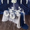 B-COOL Blue Table Runners Chiffon Table Runner 27x120 inch Wedding