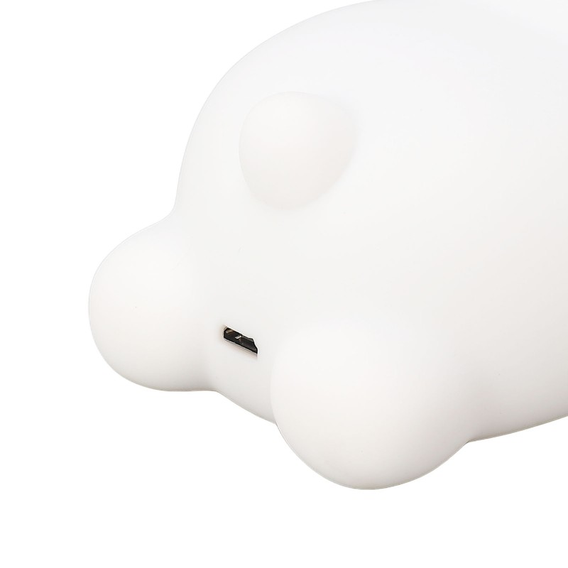Cute Rabbit Night Light High Sensitivity Bunny Lamp Silicone Dimmable