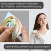 Smiley-Aufkleber Set I taub - stumm - blind I rund
