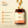 Vitamina D3 con 200 capsulas de 500mg Suplemento a base