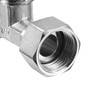 uxcell Pipe Fitting Tee G1/2 1 Female to 2 Male