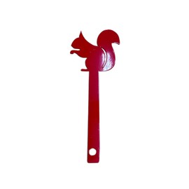 Decorative Metal Squirrel Mailbox Replacement Flag, Flag Mounting Hardware NOT INCLUDED, Madison Iron and Wood (Red)
