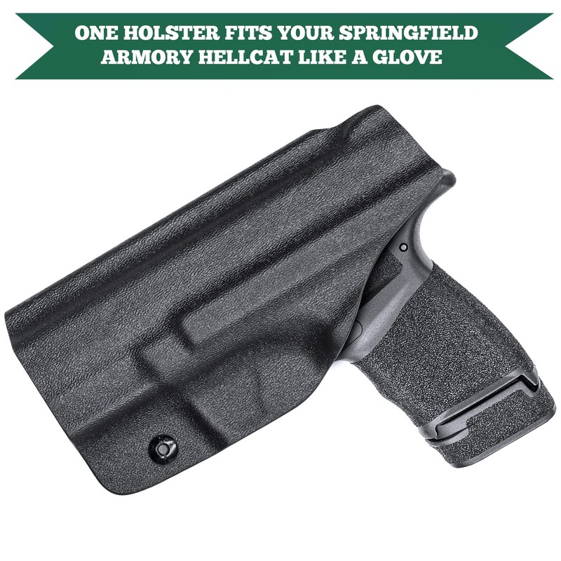 WARRIORLAND IWB KYDEX Holster, Compatible with Springfield Hellcat 3" Micro-Compact,