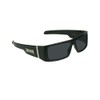 LOCS NEW MENS HARDCORE GANGSTA BIKER SUNGLASSES (BLACK)