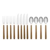 Oneida 898350 24/7 Outdoor Living 12-Piece Flatware Set, Mirror/Faux Wood