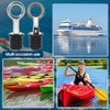 Nayciiy 2 Pcs Boat Plug Snap Handle Boat Drain Plug
