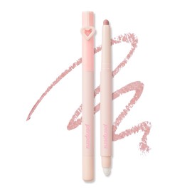 Peripera MOOD IN SHADE EYE STICK, Built-In Applicator (Brush), Smudge-Proof, Easy Application, Creamy Matte Texture Eye Shadow Stick (M02 ROSY NATION)