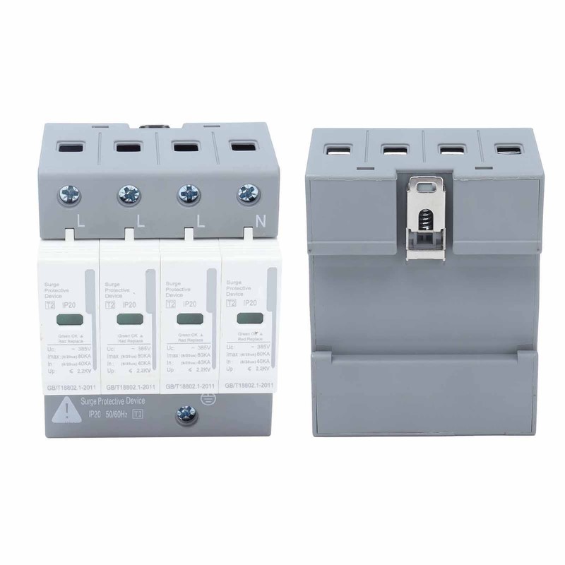 BERM Surge Protective Devices House Arrester Protector 4P 80KA SPD