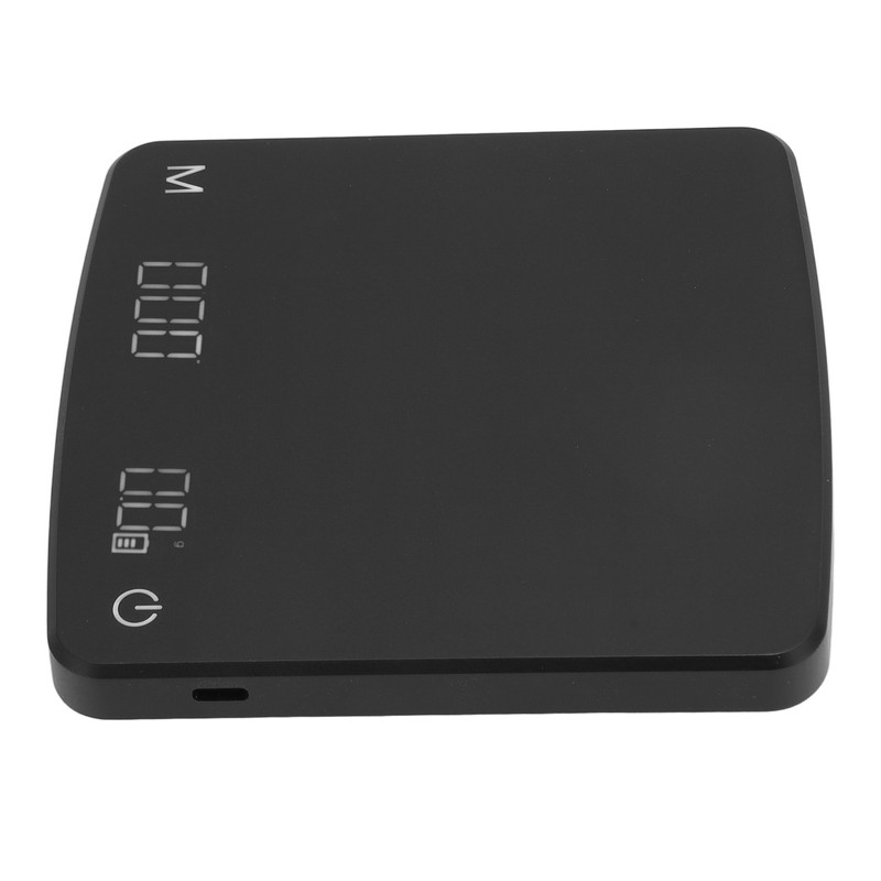 Digital Coffee Scale with Timer USB Rechargeable 0.1g High Accuracy