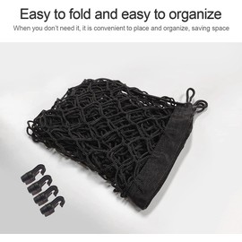 Car Rear Organizer Net Trunk Cargo Storage Net Compatible with 2014 2015 2016 2017 2018 2019 2020 2021 2022 2023 Highlander Hybrid XLE XSE Platinum LE L Limited Sport etc