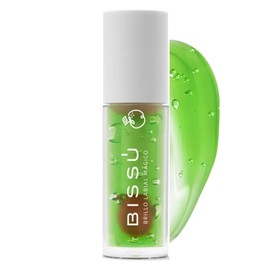 Bissú Magic Lip Gloss, 6 Fruity Scents, Moisturizing pH Reactive Gloss, with drop-shaped applicator and large size (02 Green Apple, 4 Grams)