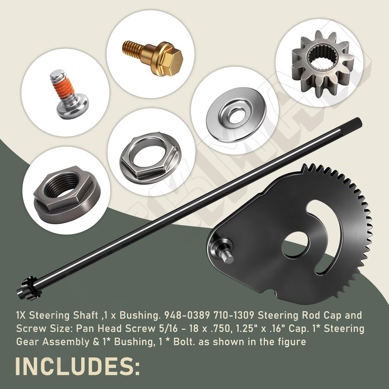 【55.5cm】 738-0919A 738-0919B Steering Shaft & 617-04094 Steering Gear Kit