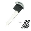 SEGADEN Uncut Blank Emergency Insert Key Blade Compatible with Mazda