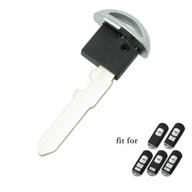 SEGADEN Uncut Blank Emergency Insert Key Blade Compatible with Mazda Smart Keyless Entry Remote Key PG535K
