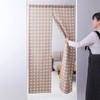 Astro Noren Beige Circle Pattern Approx. Width 33.5 x Length