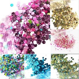 Purpurina corporal colorida holográfica Chanky Glitter Festival Poweder para cosméticos, cara, cuerpo, cabello, uñas, 12 cajas