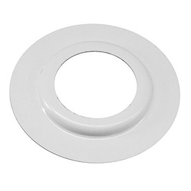 Pack of 2 Metal Reducer Ring White Plate Light Fitting Lampshade Washer Adaptor Converter